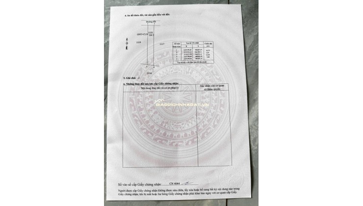 Nhanh tay sở hữu lô đất lý tưởng tại Xã Bàu Đồn, Gò Dầu, Tây Ninh.